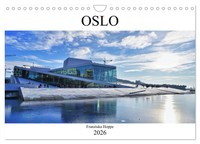 Oslo - Norwegen (Wandkalender 2026 Din A4 Quer), Calvendo Monatskalender