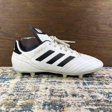 Adidas Copa 18.3 FG Soccer Cleats Mens Sz 8.5M Black White Leather Football