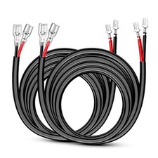 LED Light Bar Wiring Harness 2 PCS 12 AWG Extension Kit 10 12AWG -10FT 2Pcs