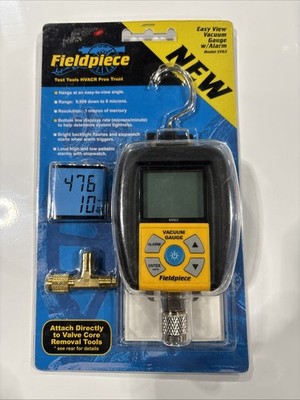 Fieldpiece SVG3 Compact Digital Micron Vacuum Gauge HVACR w/ Easy View Hook
