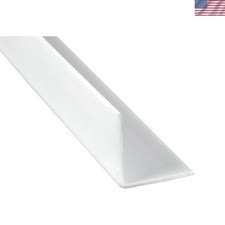 Stylish Wall Protection with 5-Pack Vinyl Corner Shields, 1-1/8 In. x 48 In.