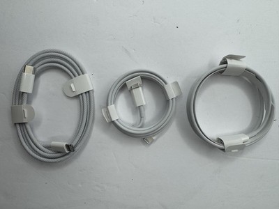 Lot Of 3 Apple Genuine USB-C To Lightning Cables - 1m - NEW