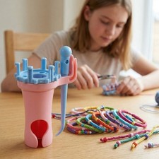 Round Shape Knit Spool Loom Manual Weaving Lacing Machine Spool Knitter  Gift