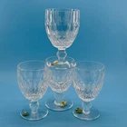 4 Vintage WATERFORD Crystal COLLEEN  WATER GOBLETS,  5 1/4"   8 OZ  Ireland
