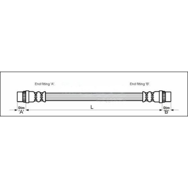 Metzger Bremsschlauch Hinten Passend FüR CitroËN C8 Evasion Jumpy Fiat Scudo ULY-image