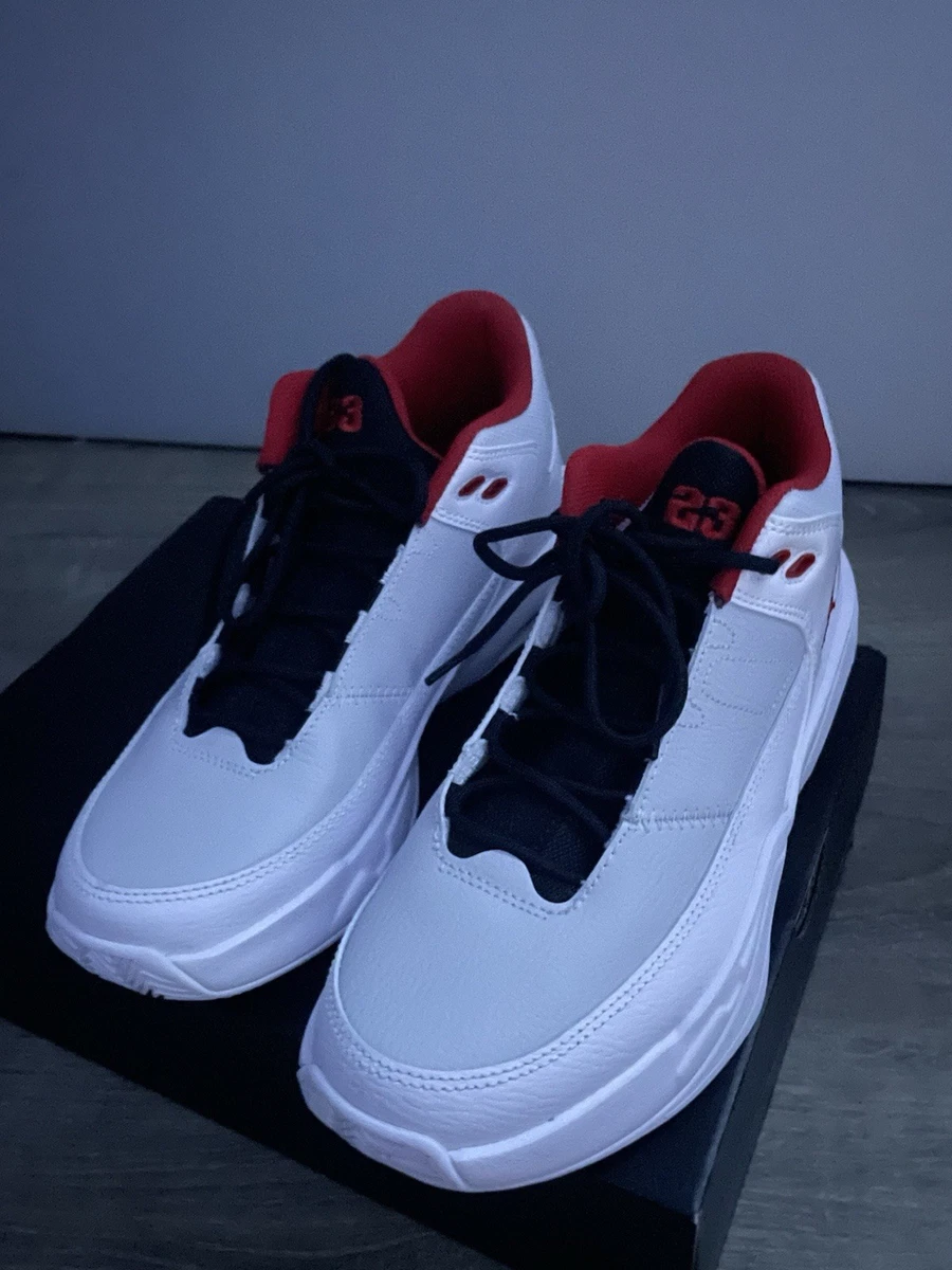 Jordan Max Aura 3 White University Red / White / Black | eBay