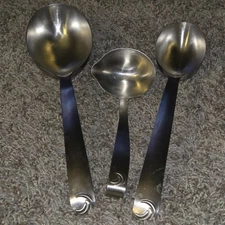 Weight Watchers Easy Measure Serving 3pc Set SS Spoons 1 Cup ½ Cup ¼ Cup Portion