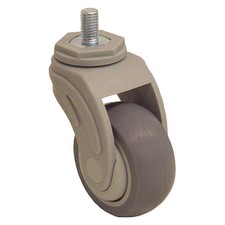 Zoro Select P17s-Up030k-St5 Stem Caster, 3"Dia, Polyurethane, 165Lb,