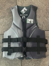 Body Glove RS-2 Small Life Jacket Vest USCG Excellent Condition Gray  Black