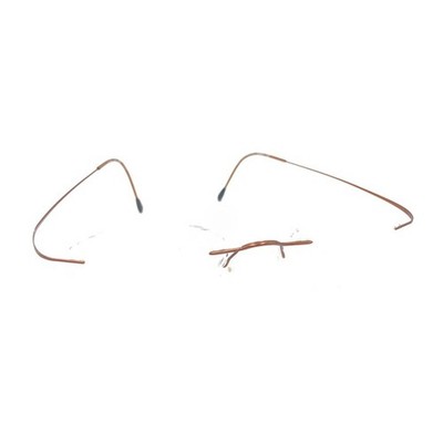 Silhouette M7395 /40 6069 Titanium Brown Rimless Eyeglasses Frames 21 150