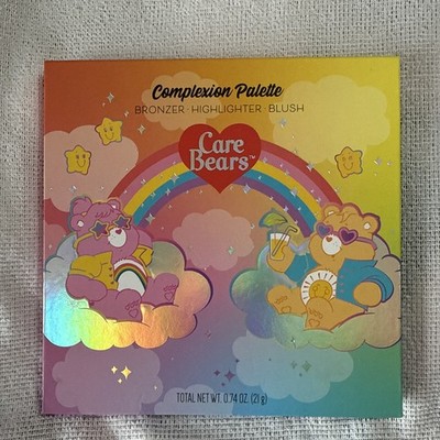 CARE BEARS Complexion Palette - Bronzer/Highlighter/Blush - 6 Shades - New