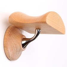 Holder Wall-Mounted Headset Bracket Headset Solid Wood Hangers