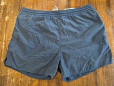 Eddie Bauer Swim Trunks Navy Blue Mens Large Mesh Lined Beach Pool Vacation Used