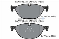 Bremsbel�ge BMW 6 Coupe (F13) 640 d xDrive Baujahr 03/12-10/17 KW 230 PS 313 - P