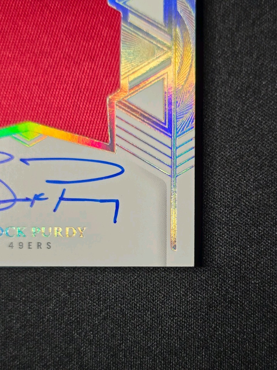 Brock Purdy 2025 Flawless Star Swatch Signatures 7/20 Patch Auto view 5
