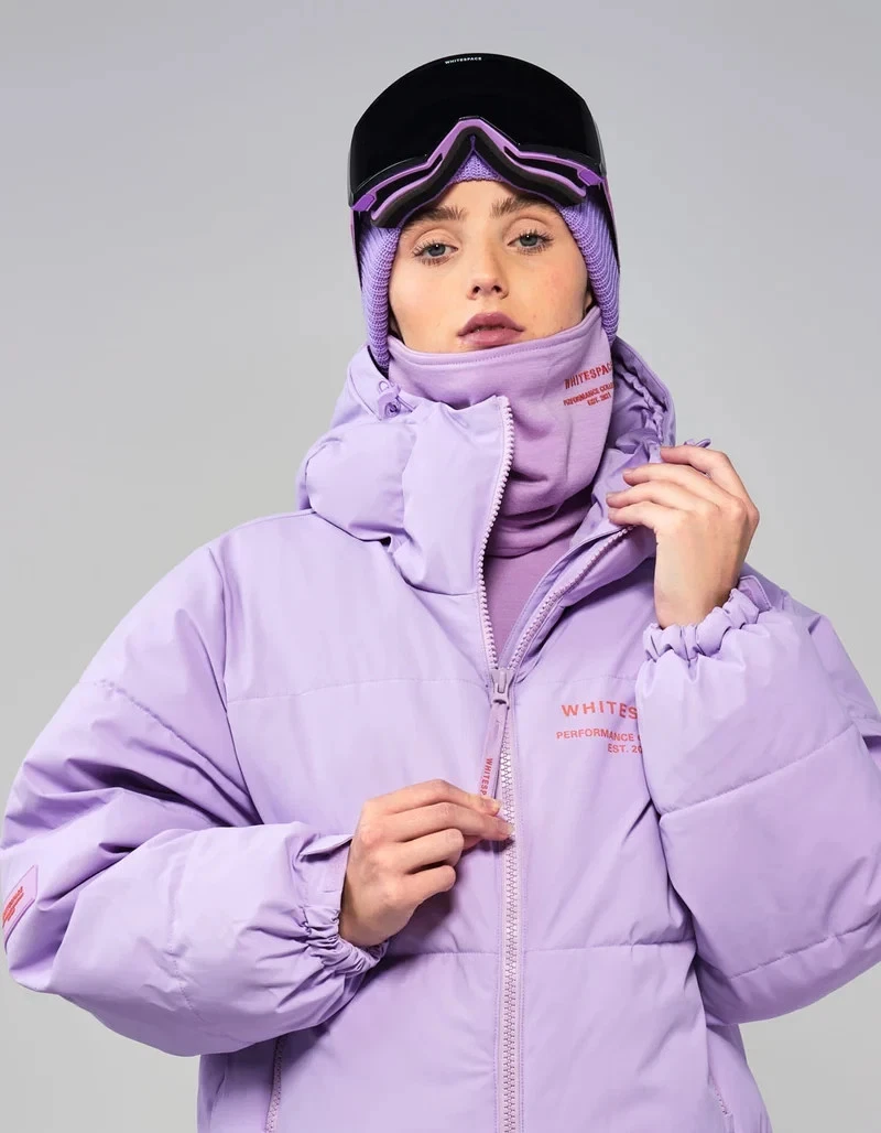 WHITESPACE Cropped Puffer Women's Snow Jacket Waterproof - LILAC/Purple - Medium
Opens in a new wind