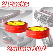 3M VHB  4905 Car Truck Auto Transparent Clear Double Sided Tape 1" width 10ft