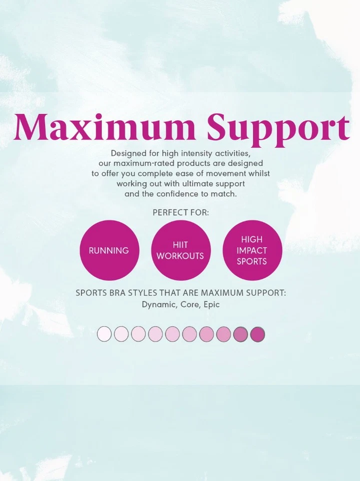 Freya Active Sports Bra Dynamic Soft Cup Racerback Comfort Straps Gym Sportswear - Image 2 of 2