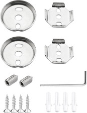 1 Set Towel Bar Replacement Parts for Replacing Wall Mounted Towel Bars Stainles