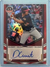 2025 Panini Stars & Stripes Daniel Cuvet Red Foil Rookie RC Auto #d 60/99 SP