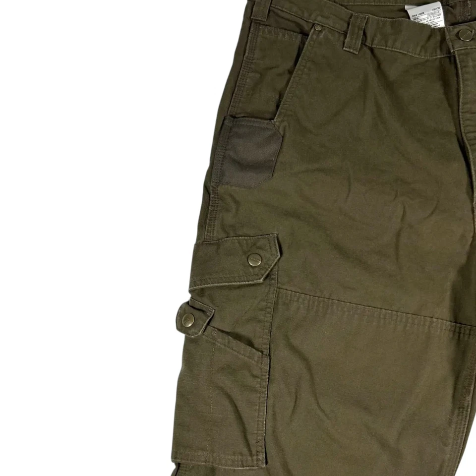 Carhartt Men's Brown Relaxed fit Straight Leg Carpenter Pants Size 42 x 34 - Image 4 of 4