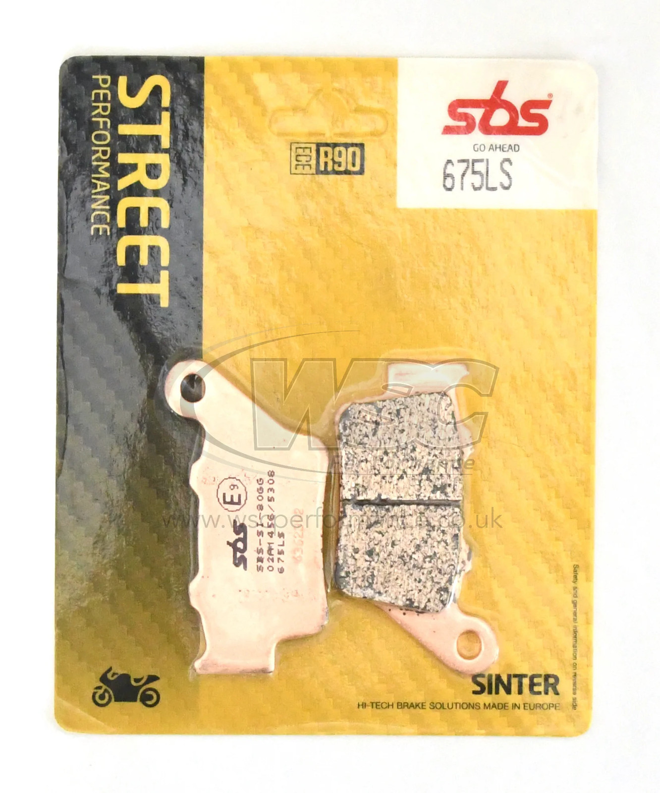SBS 675LS Rear Street Sinter Brake Pads