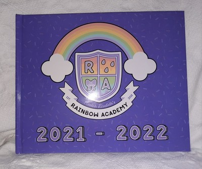 Elizabeth's Rainbow Academy Book Buch 2021 - 2022 English Est 2018 Jahrbuch Neu