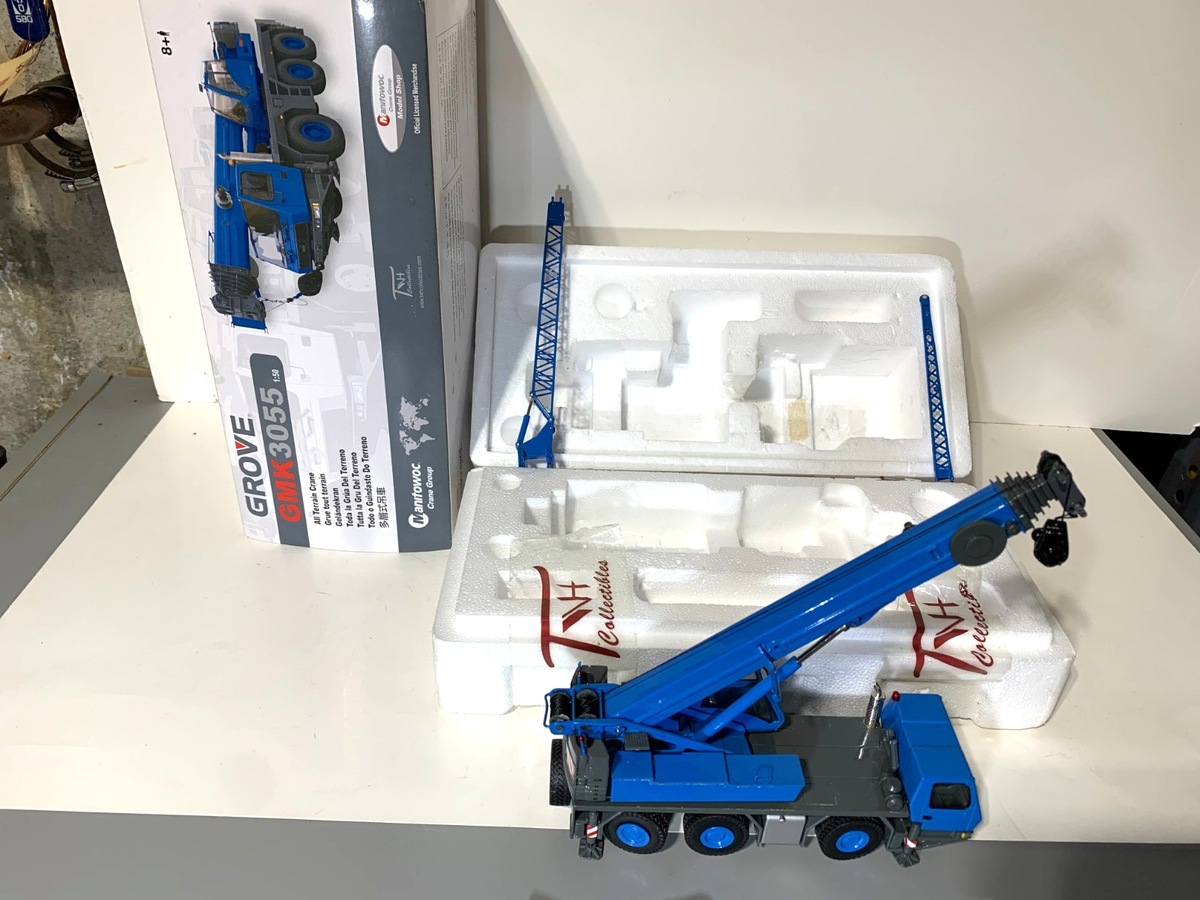 2005 Grove GMK 3055 3-Axle All-Terrain Crane - 1/50 scale diecast