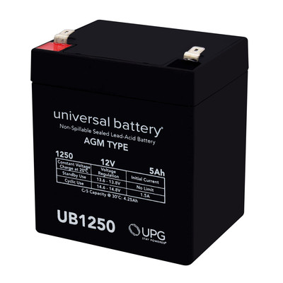 NEW! 12V 5AH Alarm Security Fire System Battery 12Volt 5Amp Hour Sealed Lead