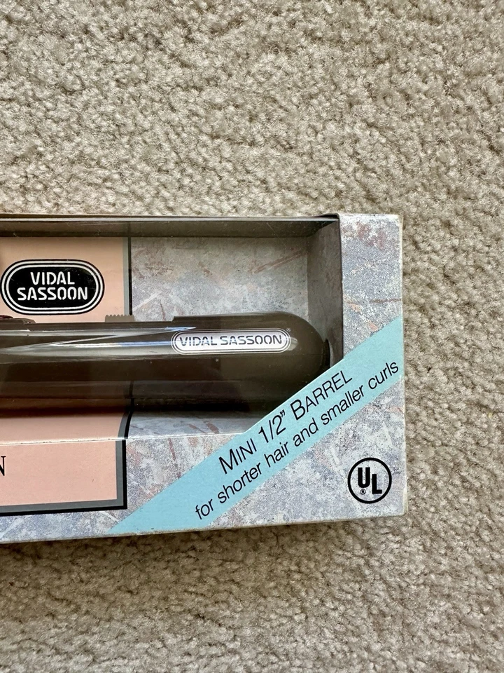 "Mini rizador profesional vintage Vidal Sassoon 1/2"" modelo VS103" Foto 4 de 4