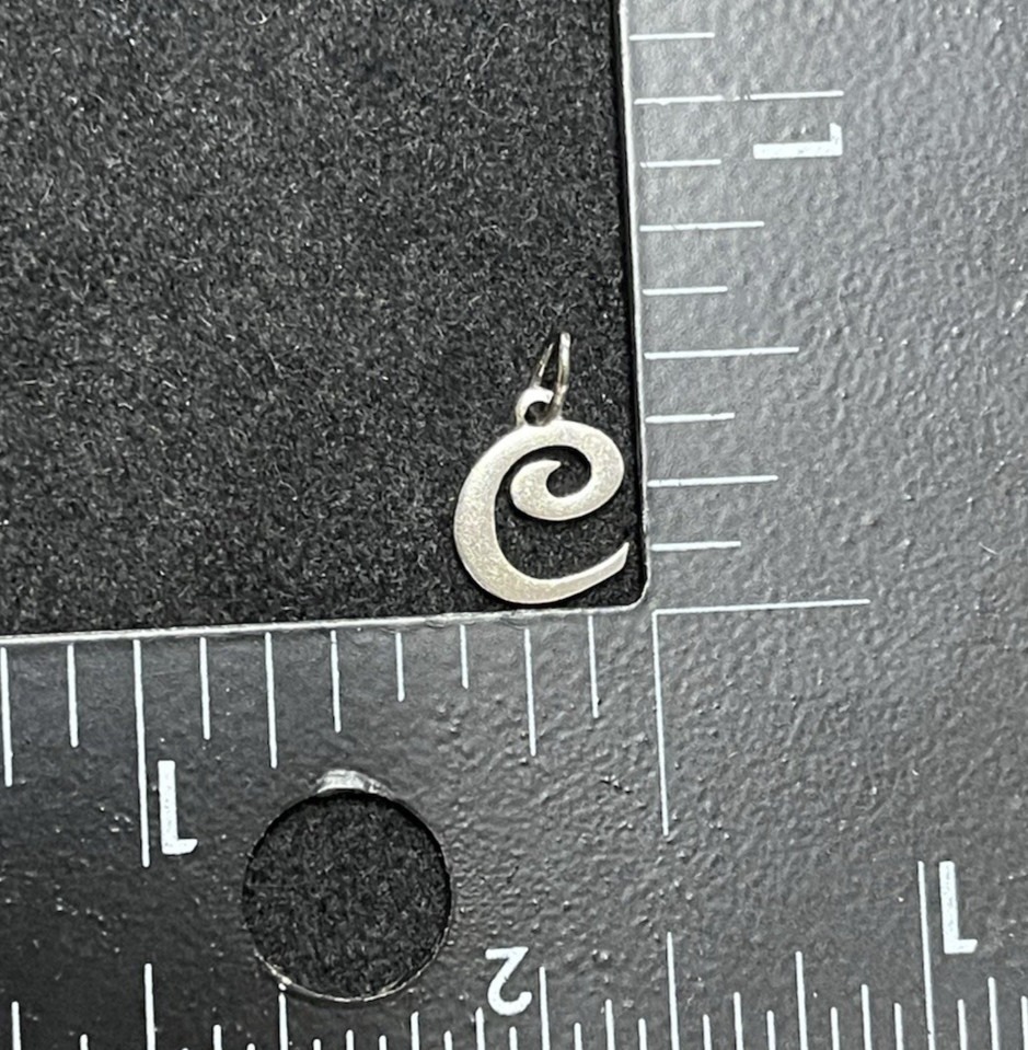 James Avery Sterling Silver Script Cursive Letter… - image 3