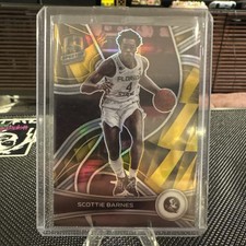 2022-23 Panini Chronicles Draft Picks Spectra Prizm #46 Scottie Barnes Gold 9/10