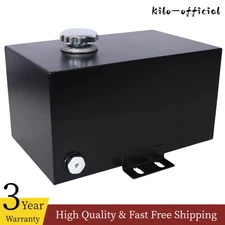 5 Gallon 14 Gauge Steel Hydraulic Fluid Reservoir Tank Outlet 0.75" & Inlet 1.5"