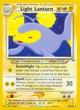 Light Lanturn - 23/105 - Pokemon Neo Destiny Unlimited Rare Card WOTC NM on eBay