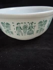 Pyrex Amish Butterprint #403 Turquoise On White ~ 2 1/2 Qt Mixing Bowl