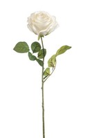 artplants KüNstliche Blume Rose Brunette, Weiß, 70Cm, Ø11Cm