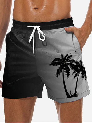 Herren Badehose Badeshort Kurzehose Shorts Schwimmhose 100% Polyester Hose NEU