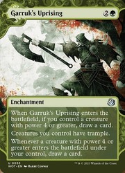 Garruk's Uprising 53/103 Foil Wilds of Eldraine Enchanting Tales