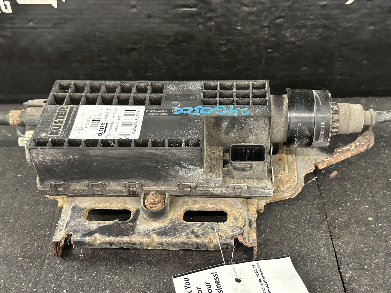 14-17 MASERATI GHIBLI EMERGENCY ELECTRIC PARKING BRAKE ACTUATOR OEM 670030076