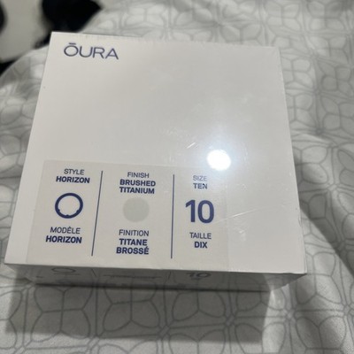 Oura Gen3 Horizon Activity Ring in Brushed Titanium Size US10 (JZ90-52594-10)