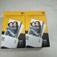 Kodak 4Pass 2.1 X 3.4 Inches Film Cartridge 60 Sheets for Kodak Mini 2 Retro