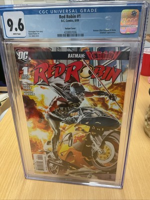 Red Robin #1 CGC 9.6 WP JG Jones variant 2009 Marvel COMIC BOOK