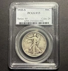 1933-S Walking Liberty Half Dollar — PCGS F15 🔥 Better Date