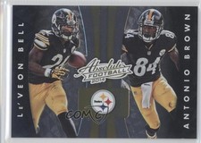 2014 Panini Absolute Quads Heath Miller Ben Roethlisberger Le'Veon Bell #15 2r5