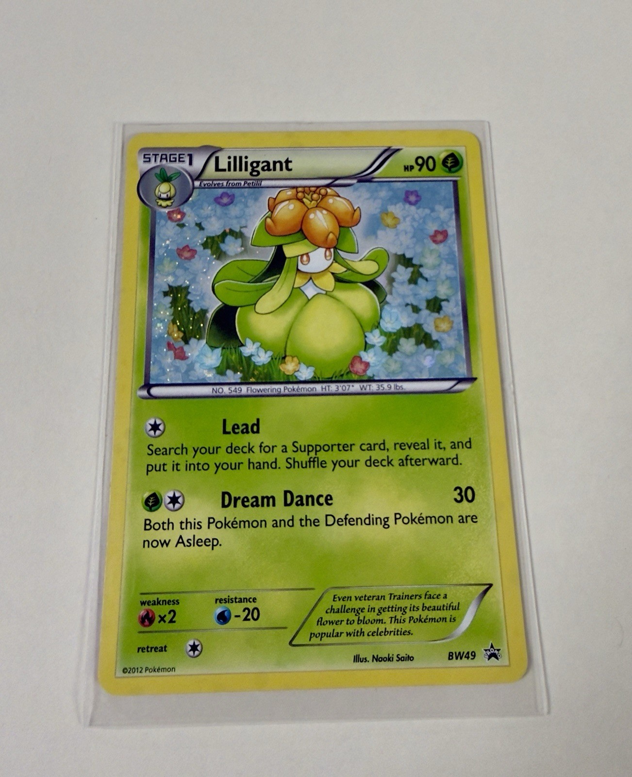Lilligant BW49 Black White Promos Holo