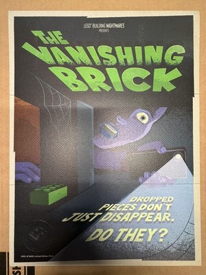 Lego Building Nightmares Kunstdruck (Poster, The Vanishing Brick, Insider)