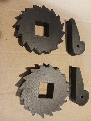 Vintage Style Quilting Frame  heavy duty replacement ratchet gears. 2pc set