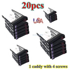 20x 2.5" SAS SATA Drive Tray Caddy 500223-001 For HP DL585 DL380 DL360 G5 G6 G7