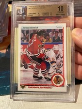 1990 Upper Deck French Jeremy Roenick BGS 10 Rookie Card