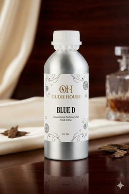 OUDH HOUSE Blue D For Her Concentrated Perfume Oil Long Lasting 100ml FREE SHIPP